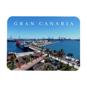Magnet Flexible Le port de Gran Canaria Las Palmas offre une vue s