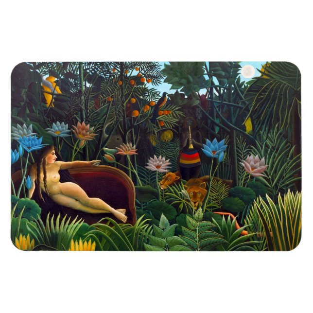 Magnet Flexible Le rêve (1910) du peintre français Henri Rousseau. (Horizontal)