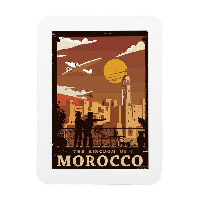 Magnet Flexible Le Royaume du Maroc (Vertical)