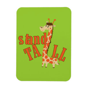 Magnet Flexible Le socle de girafe est grand