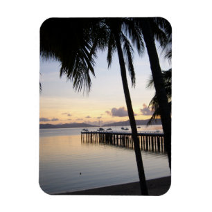 Magnet Flexible Le soleil couchant des îles Whitsunday