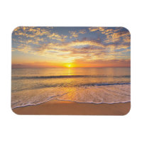 Le soleil du matin en bord de mer