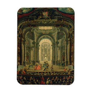 Magnet Flexible Le Teatro Reale à Turin (huile sur toile)