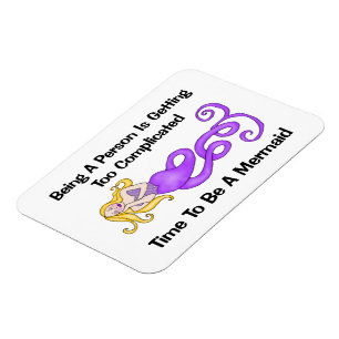 Magnet Flexible Le Temps D'Être Une Sirène