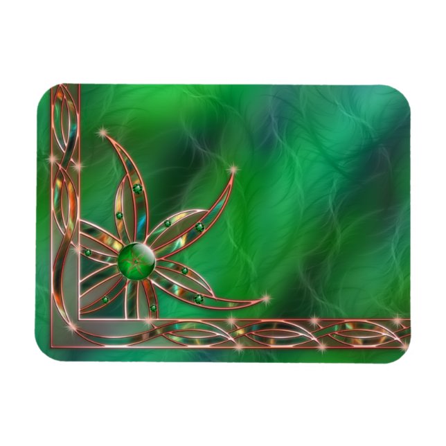 Magnet Flexible Le vert comme aimant flexible de l'herbe (Horizontal)