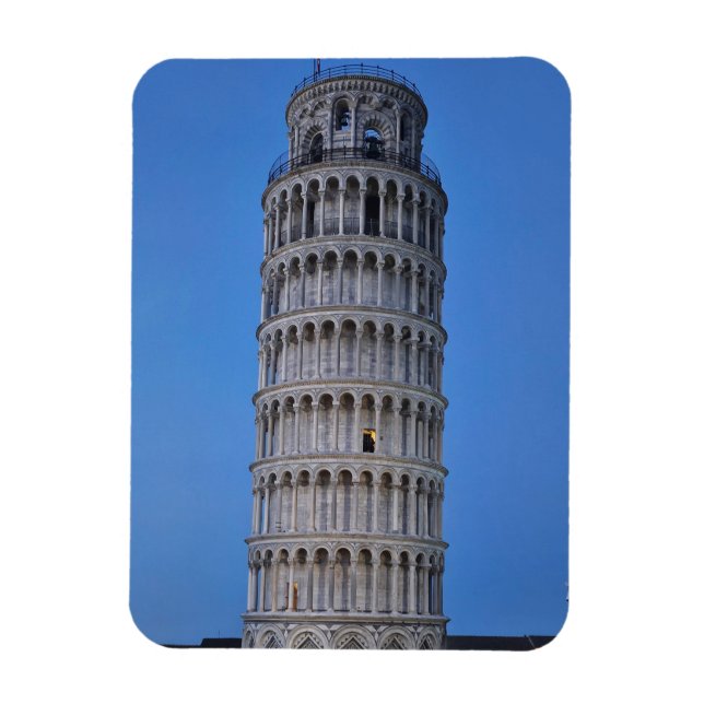 Magnet Flexible Leaning Tower at Dusk (Vertical)