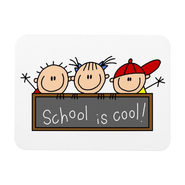 Magnet Flexible L'école est Cool (Horizontal)