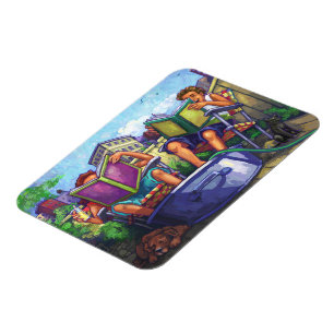 Magnet Flexible Lecture en été