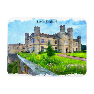 Magnet Flexible Leeds Angleterre Castle Panorama