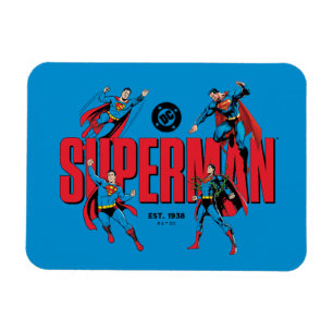 Magnet Flexible Légendes de Superman pour toujours Graphique