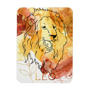 Magnet Flexible Léon anniversaire du lion zodiaque astrologie oran