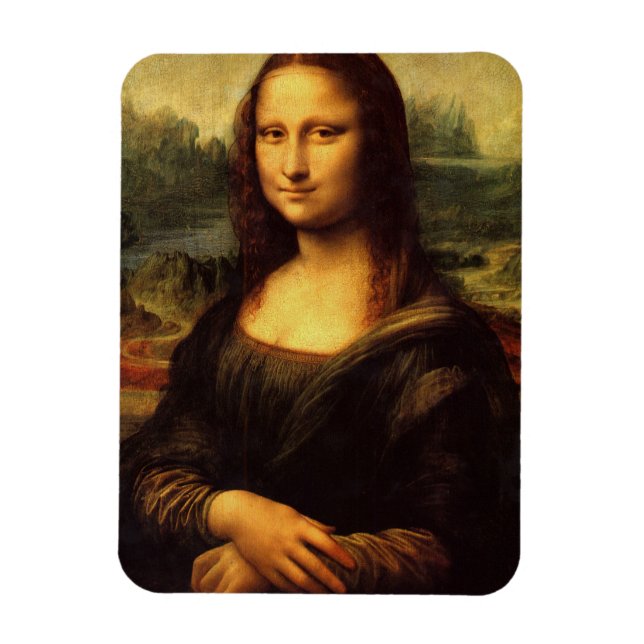 Magnet Flexible LEONARDO DA VINCI - Mona Lisa, La Gioconda 1503 (Vertical)
