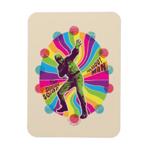 Magnet Flexible L'équipe du suicide   Polka-Dot Homme Psychédél