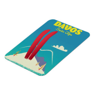 Magnet Flexible Les Alpes suisses de Davos