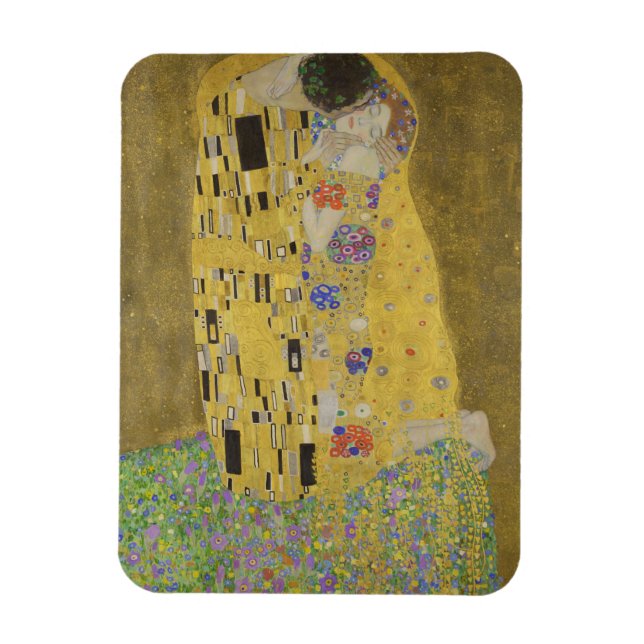 Magnet Flexible Les Amants embrassés de Gustav Klimt (Vertical)