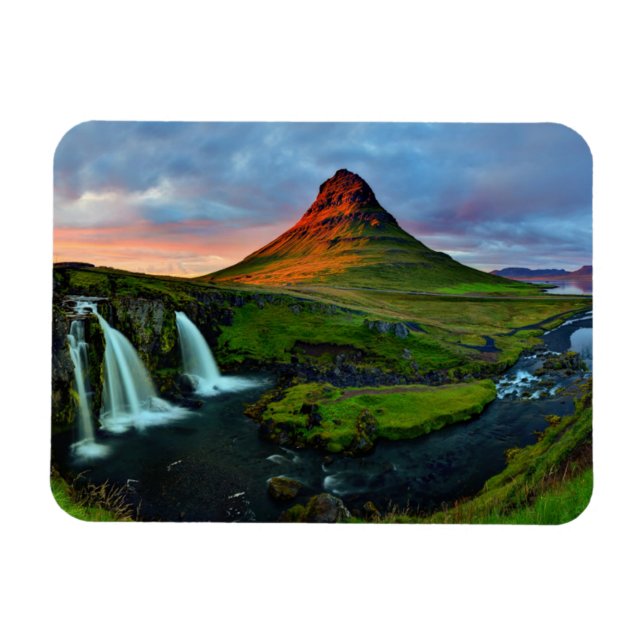 Magnet Flexible Les cascades | Kirkjufell, Islande (Horizontal)