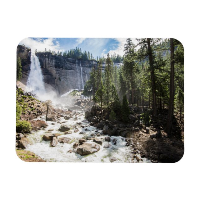Magnet Flexible Les cascades | Nevada Fall, Yosemite, CA (Horizontal)