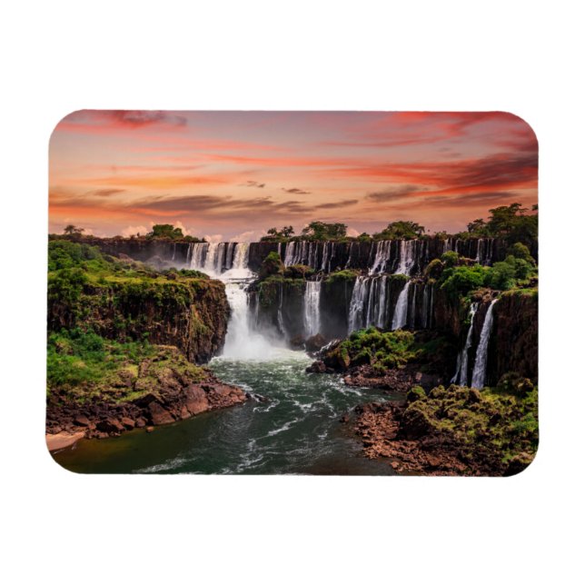 Magnet Flexible Les cascades | Parc national d'Iguacu (Horizontal)