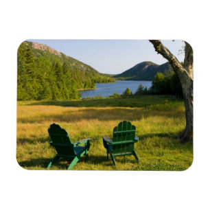 Magnet Flexible Les chaises Adirondack sur la pelouse du Jourdain