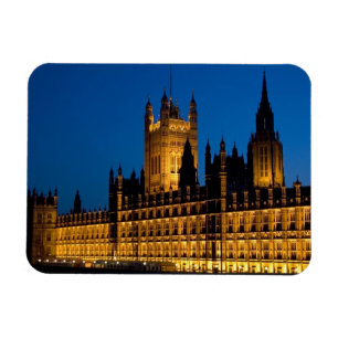 Magnet Flexible Les Chambres du Parlement la nuit dans la ville de