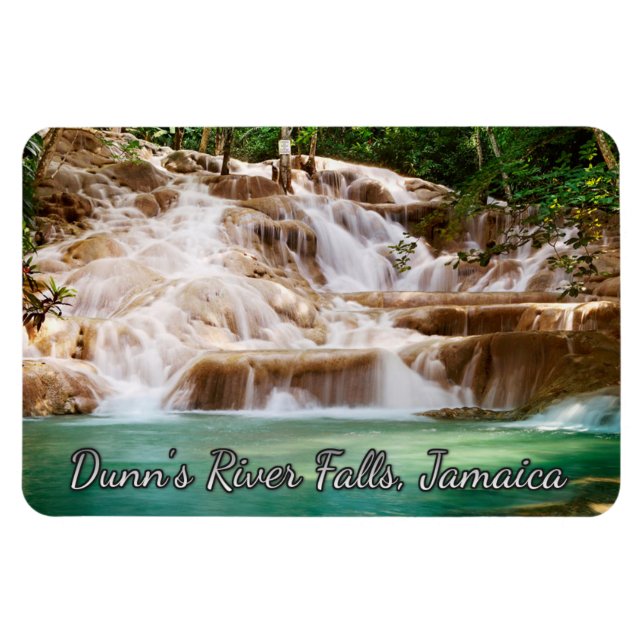Magnet Flexible Les chutes de la rivière Jamaica Dunn (Horizontal)