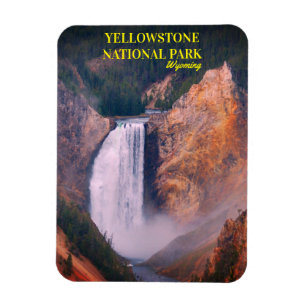 Magnet Flexible Les chutes inférieures du parc national Yellowston
