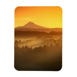 Magnet Flexible Les couleurs orange du lever du soleil colorent le