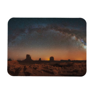 Magnet Flexible Les déserts   Ciel étoilé au-dessus d'un paysage d