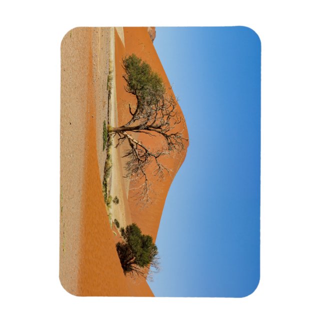 Magnet Flexible Les dunes de la Sossusvlei en Namibie (Vertical)