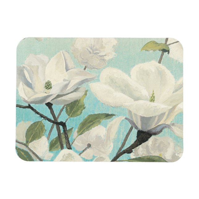 Magnet Flexible Les fleurs blanches du Sud (Horizontal)