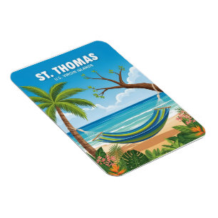 Magnet Flexible Les îles vierges de St Thomas
