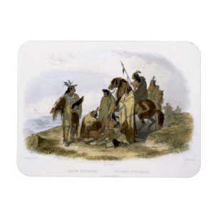 Magnet Flexible Les Indiens de corneille, plaquent 13 du volume 1