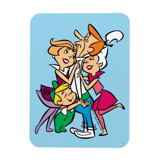 Magnet Flexible Les Jetsons | La famille (Vertical)
