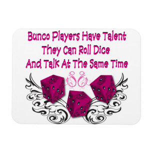 Magnet Flexible Les joueurs de Bunco ont l'aimant de talent