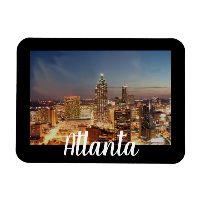 Magnet Flexible Les lumières d'Atlanta (Horizontal)