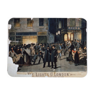 Magnet Flexible "Les lumières O" London (litho de couleur)