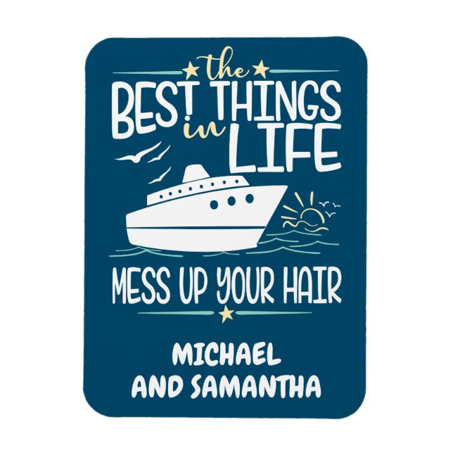 Magnet Flexible Les meilleures choses de la vie Mess up your Hair (Vertical)