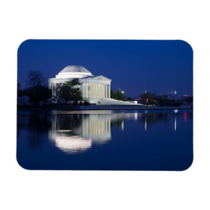 Magnet Flexible Les monuments   Le Mémorial de Jefferson