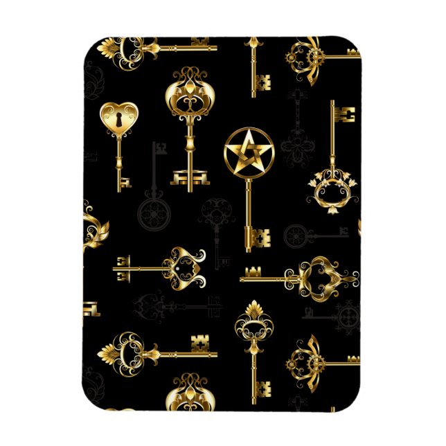 Magnet Flexible Les Patters de Seamless avec Golden Keys (Vertical)