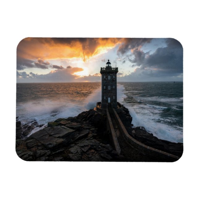 Magnet Flexible Les phares | Le Conquet Le Phare Kermorvan (Horizontal)