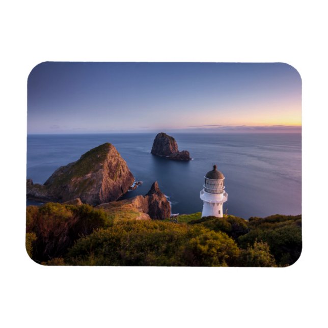 Magnet Flexible Les phares | Phare Cap Brett Nouvelle-Zélande (Horizontal)