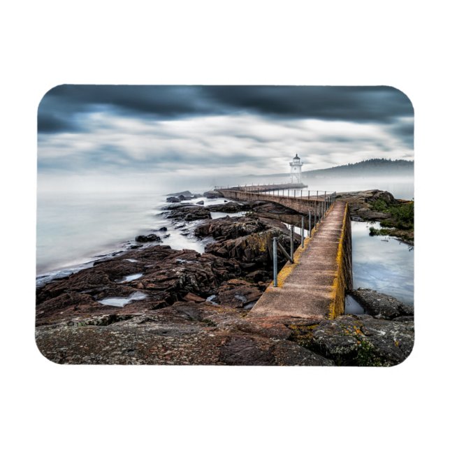 Magnet Flexible Les phares | Phare du Grand Marais Minnesota (Horizontal)