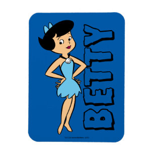 Magnet Flexible Les Pierrafeu   Betty Rubble