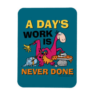 Magnet Flexible Les Pierrafeu  Maison de nettoyage de Dino