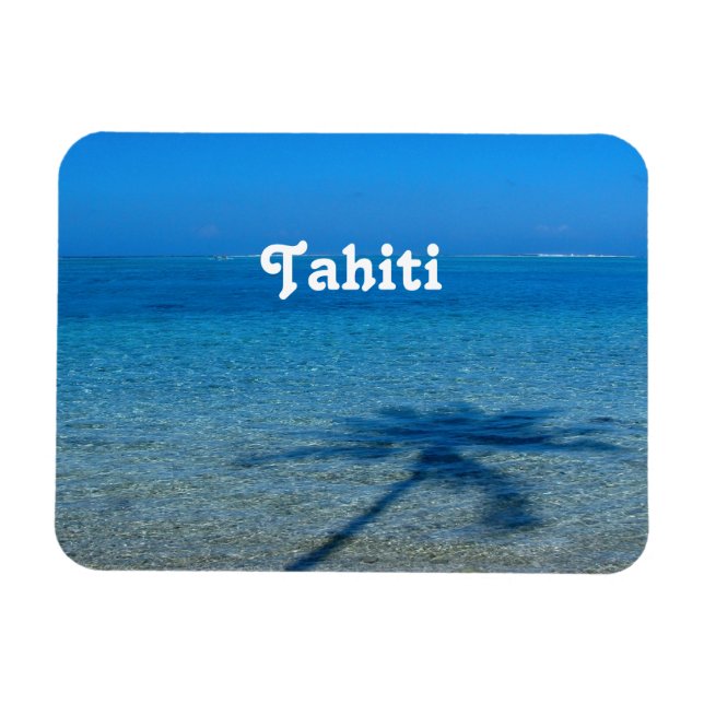 Magnet Flexible Les réflexions de Tahiti (Horizontal)