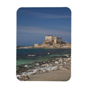 Magnet Flexible Les ruines du port de Césarée construites par Héro