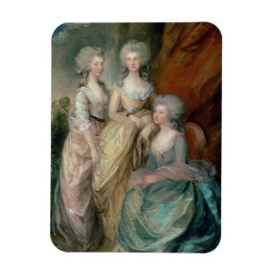 Magnet Flexible Les trois filles aînées de George III : Princesse