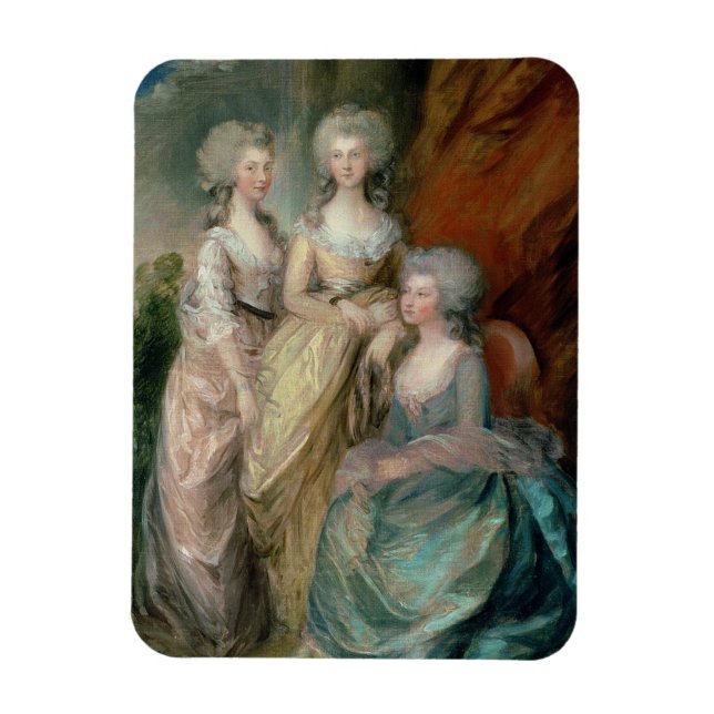 Magnet Flexible Les trois filles aînées de George III : Princesse (Vertical)