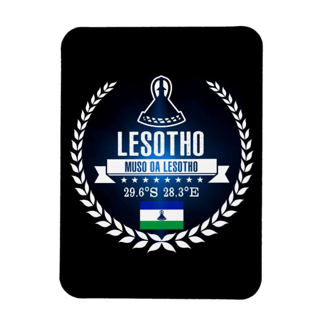 Magnet Flexible Lesotho (Vertical)