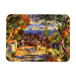 Magnet Flexible L'Estaque par Pierre Renoir, Impressionnisme Vinta